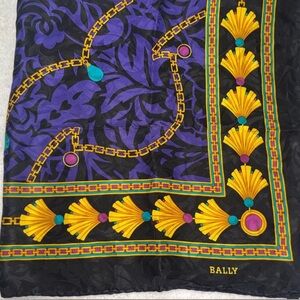 Bally Vintage silk scarf 34 x 34” EUC